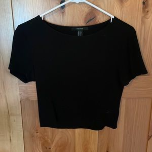 Black Crop Top